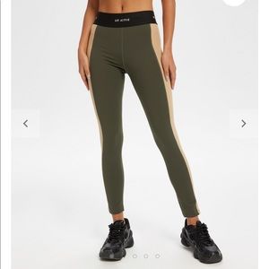 NWT Multiple Full-Length Leggings - Grape/Gray